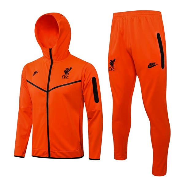 Chandal Con Capucha Liverpool 2022/23 Naranja